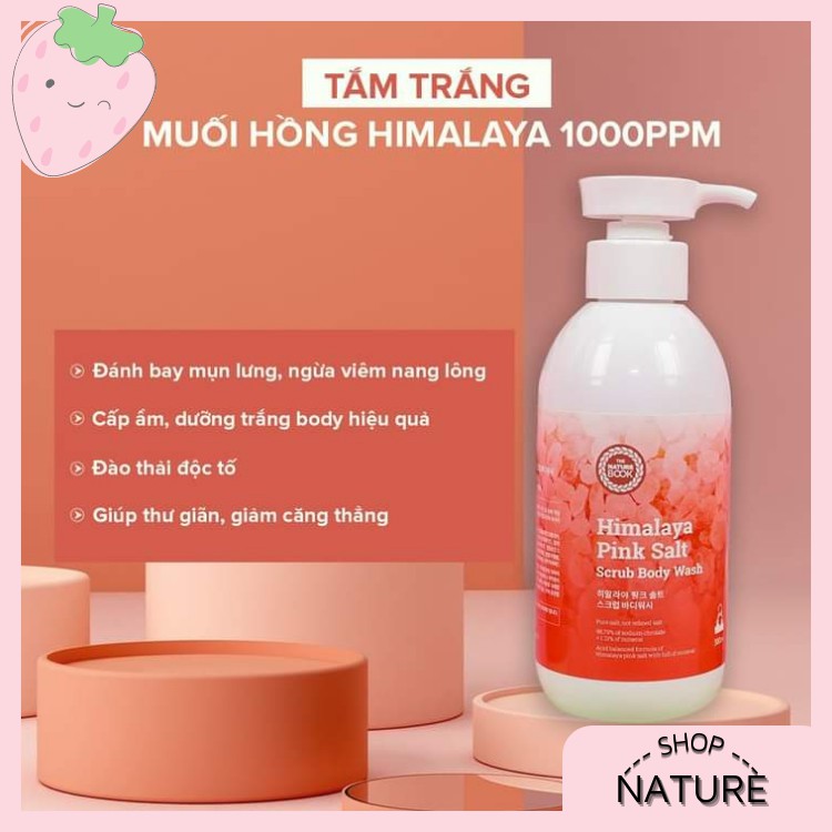 Sữa tắm dưỡng trắng Muối hồng Himalaya 💖CAO CẤP💖 Sữa tắm Himalaya Nature Store