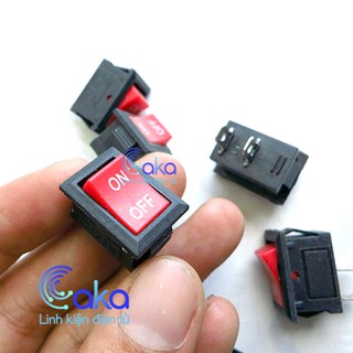 Bộ 5 - Công tắc bập bênh 6A 250V KCD1-101 ON - OFF