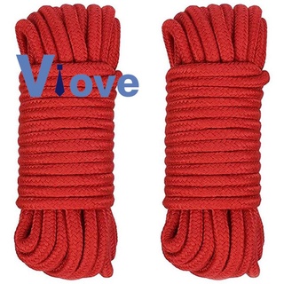 Set 2 dây cotton mềm 8mm 10M/33Ft tiện dụng khi cắm trại