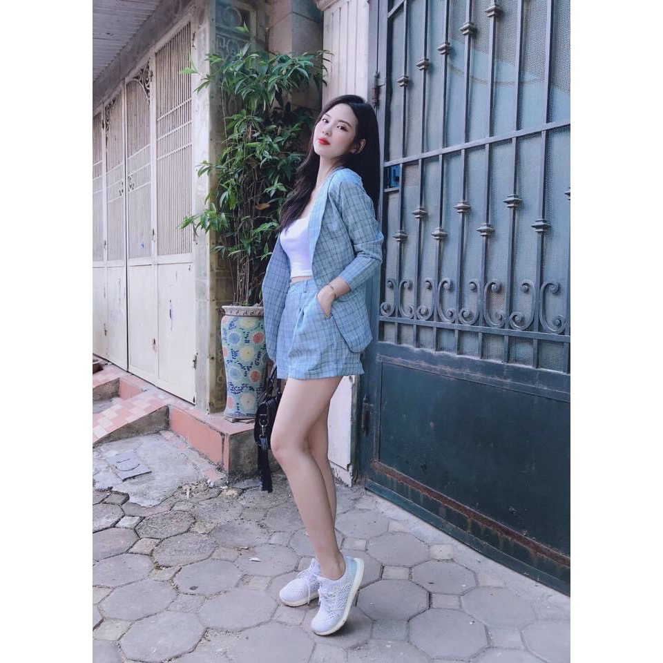 SÉT BỘ 3 MÓN KHOÁC VEST VẢI CA RÔ BỐ VÀ ÁO THUN POZIP THỜI TRANG THIẾT KẾ VESTA P120 | BigBuy360 - bigbuy360.vn