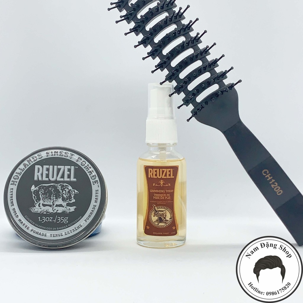 Sáp vuốt tóc Reuzel Extreme Hold Pomade