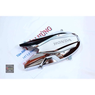 Ốp lốc máy airblade 125/ab 16 -19 xi inox - chụp lóc máy xe ab 125 mạ crom - đồ chơi xe ab