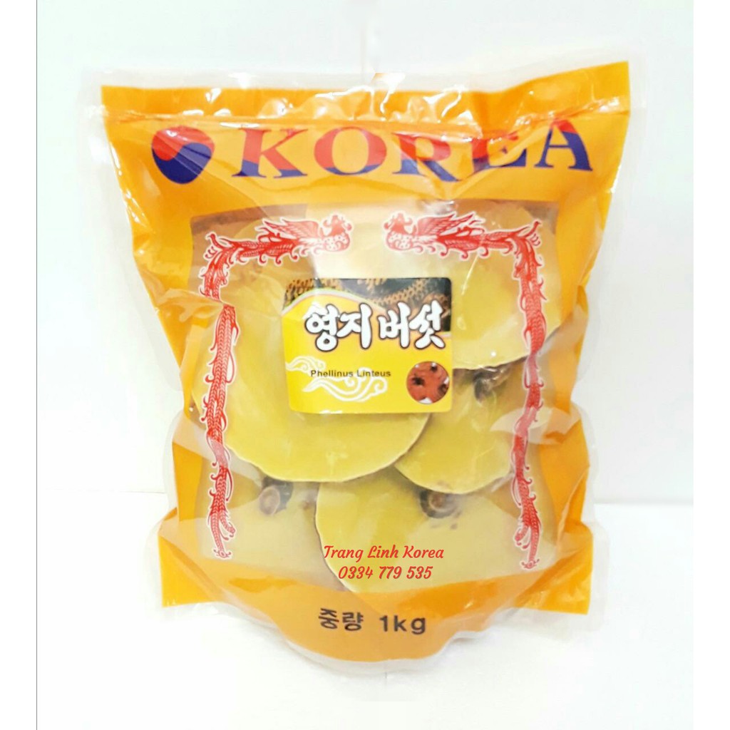 Nấm Linh Chi Túi Cam Chính Hãng Hàn Quốc, Túi 1kg