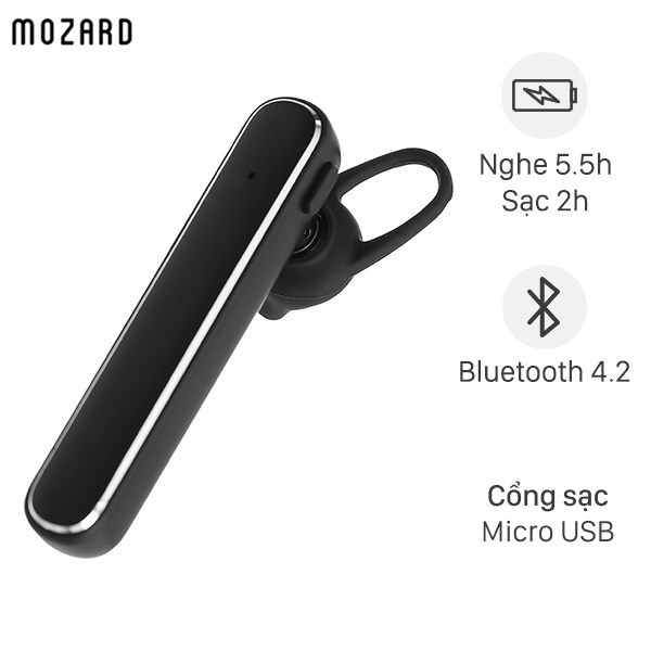 Tai nghe Bluetooth Mozard R559X Đen