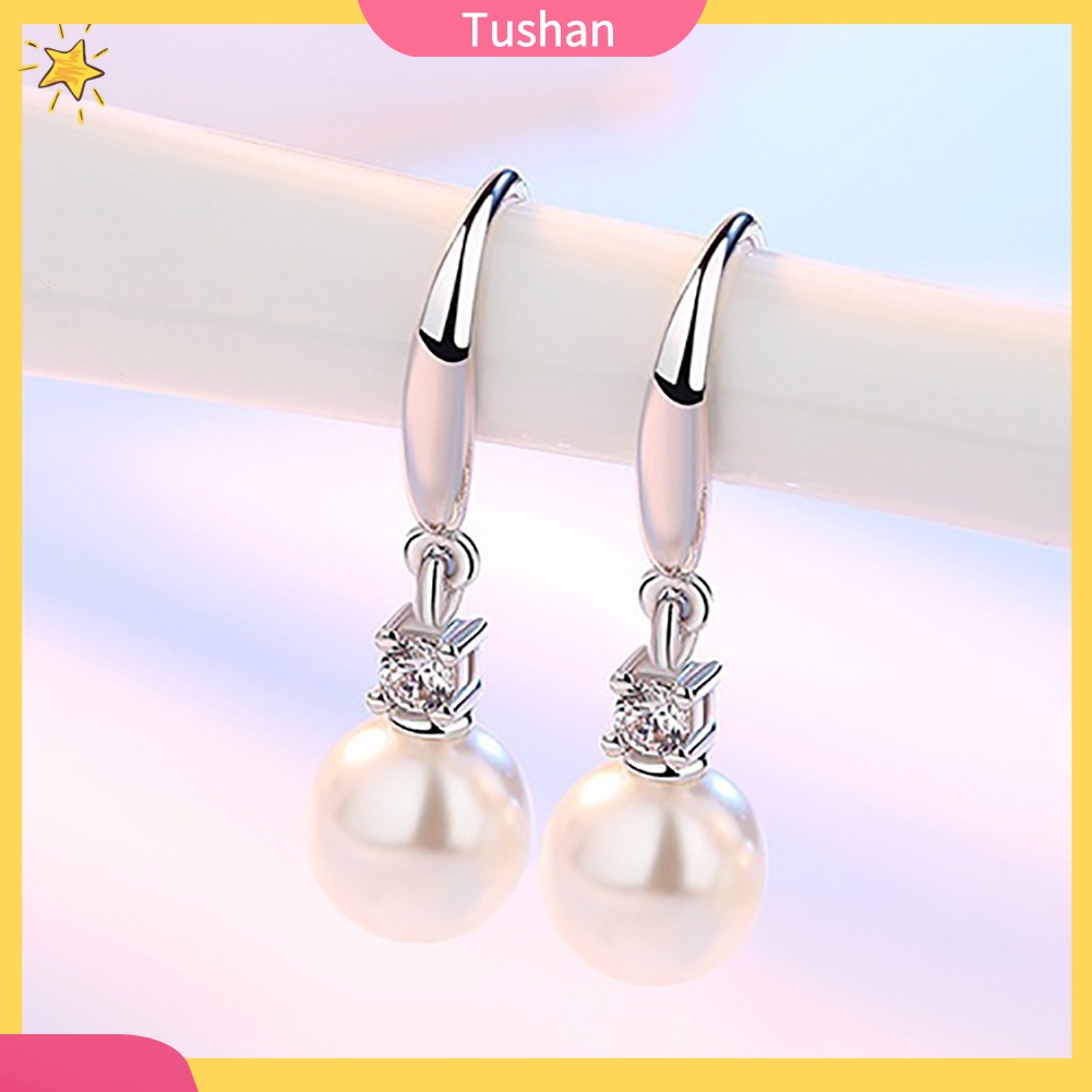 Khuyên tai nữ đính ngọc thời trang