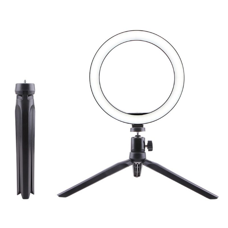 Đèn LED Hình Tròn LI LI Kèm Điều Khiển Từ Xa Hỗ Trợ Quay Video / Phát Sóng Trực Tiếp