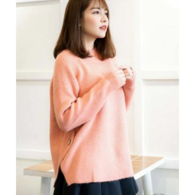 [ Hàng sẵn ] Áo len phối khuy sang chảnh [ Ảnh thật ] [Quảng Châu ] | BigBuy360 - bigbuy360.vn