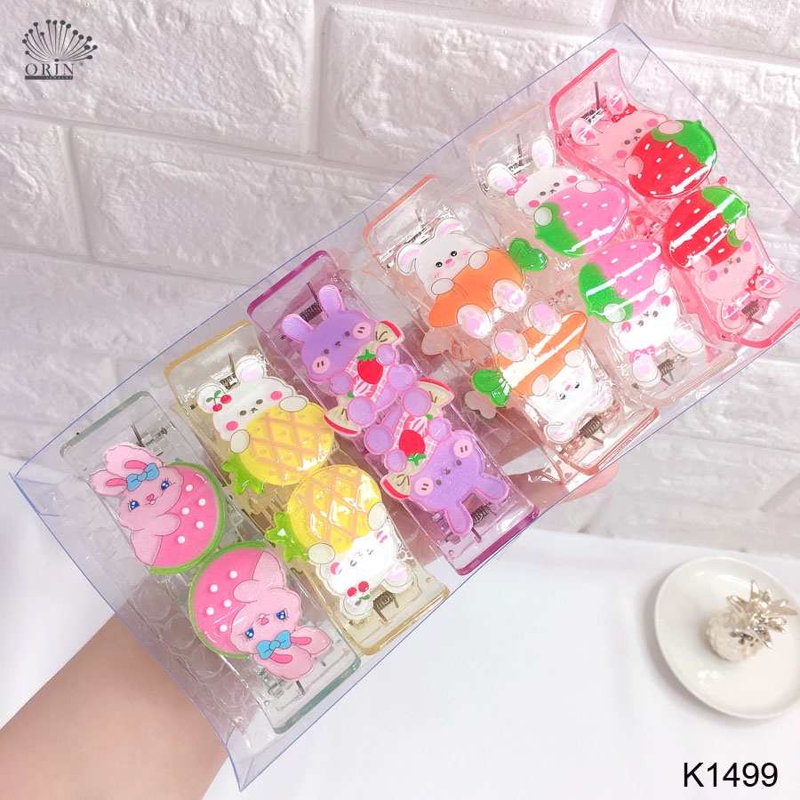 Kẹp tóc càng cua nhiều mẫu thời trang Orin K1499