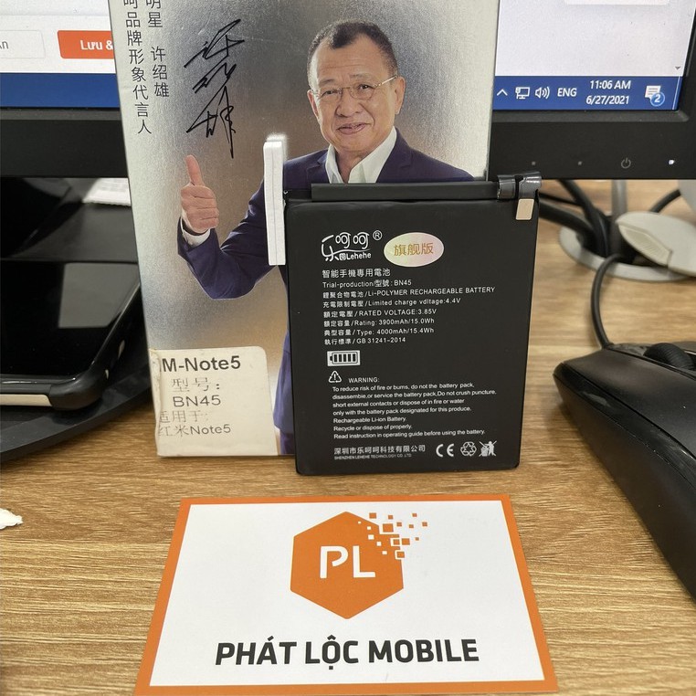 Pin Lehehe Xiaomi redmi note 5/ note 5 Pro BN45 Chất Lượng 100%