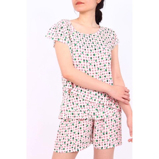 BỘ ĐÙI MẶC NHÀ UMI YELLOW VẢI LANH