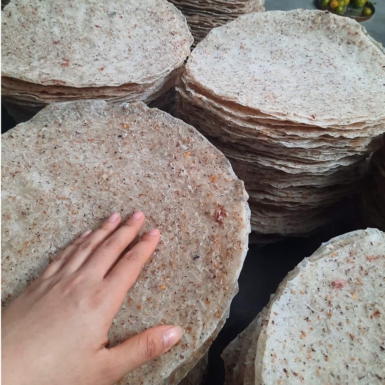 Bánh Tráng Nước Dừa Tam Quan Bình Định - Bánh đa dừa, đường kính 30cm