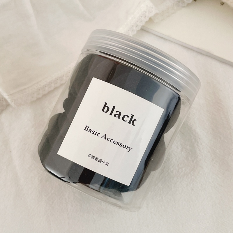 Dây Buộc Tóc Màu Đen Thời Trang Hàn Quốc