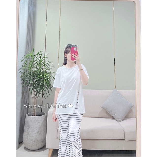 SET QUẦN LOE ÁO XẺ FREESIZE