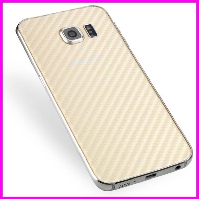 Combo 10 Miếng dán cacbon chống xước mặt lưng Samsung S5,S6,S6 Edeg,S7,S7 Edge.