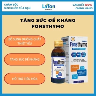 ❤️ SIRO BÉ ĂN NGON ❤️ TĂNG SỨC ĐỀ KHÁNG CHO BÉ VỚI THYMOMODULIN VÀ TĂNG CÂN TỰ NHIÊN - SIRO FONSTHYMO 100ml