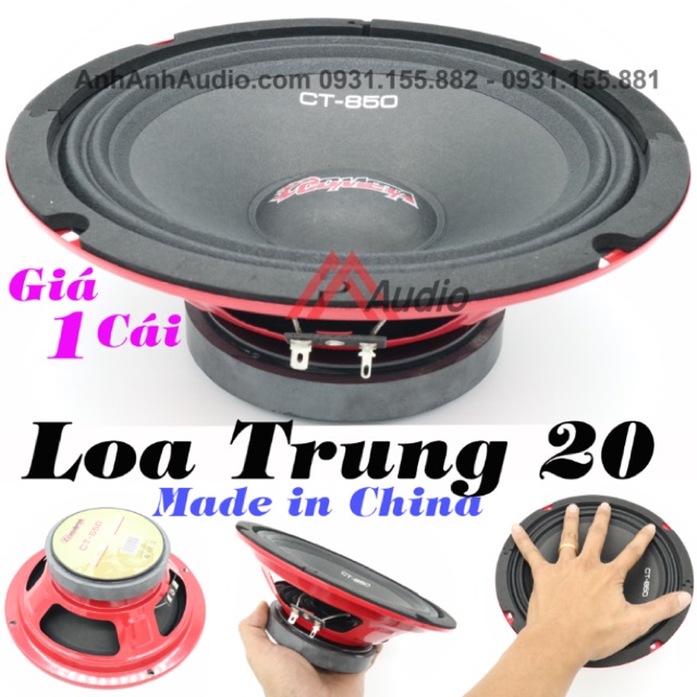 LOA trung 20cm SOWAY , giá 01 cái