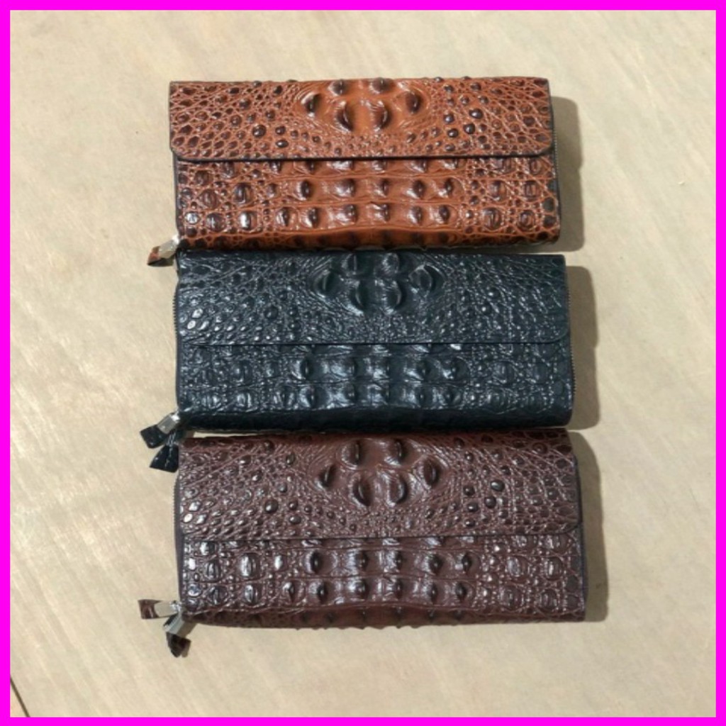 ❤️𝙁𝙍𝙀𝙀𝙎𝙃𝙄𝙋❤️ Clutch da ca sấu