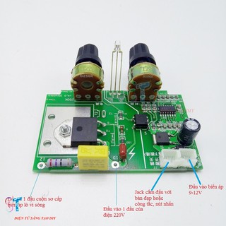 Mạch Timer Hàn Điểm Cell Pin 41A BTA41 2 Chiết Áp