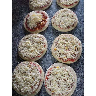 PIZZA MINI làm sẵn  SIZE 14 CM