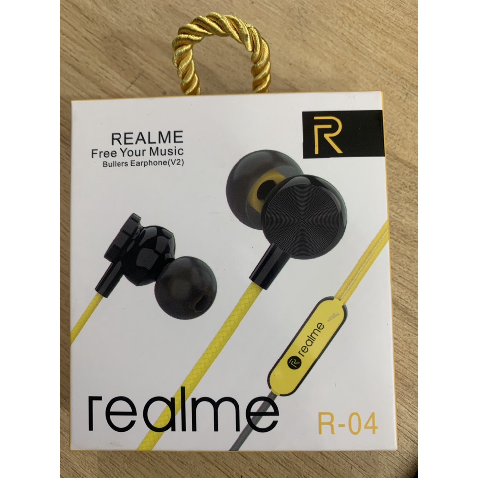 TAI NGHE REALME R-04 ÂM THANH CỰC HAY MẪU CỰC ĐẸP