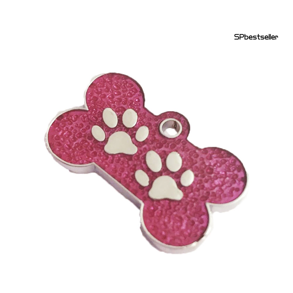 Thẻ Tên Đeo Cổ Hình Khúc Xương Dễ Thương Chống Thất Lạc Cho Thú Cưng