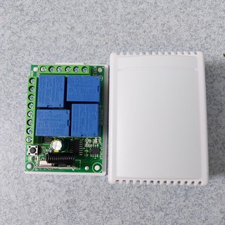 Mạch điều khiển từ xa RF 433Mhz 4 Kênh 12VDC