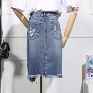 Chân váy bò BIGSIZE ( oder China hàng l1)