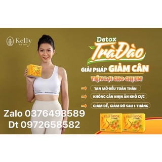 Trà đào Kelly detox