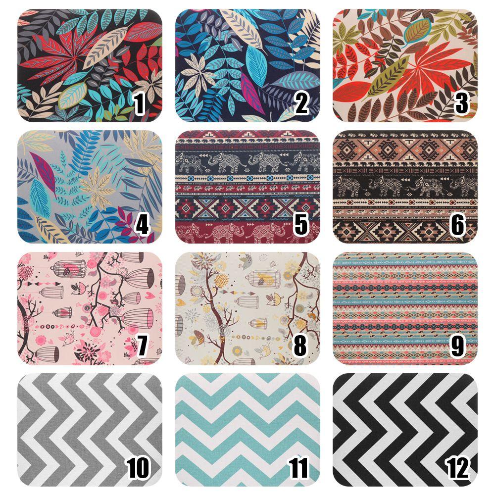 .1 Tấm Lót Chuột Máy Tính Bảng Bằng Cao Su Canvas Chống Trượt Phong Cách Dân Tộc Trang Trí Nhà Cửa /