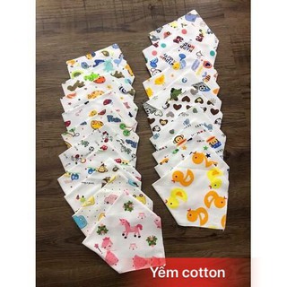 Set 10 Khăn Yếm Tam Giác Cho Bé