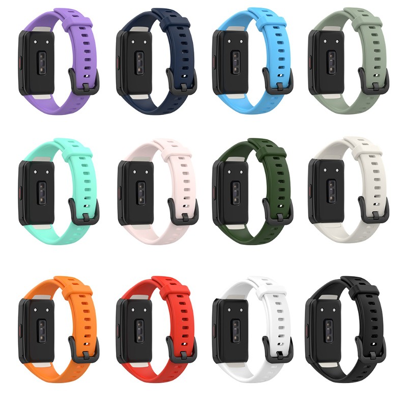 Dây đeo silicon thay thế cao cấp cho đồng hồ thông minh honor band 6