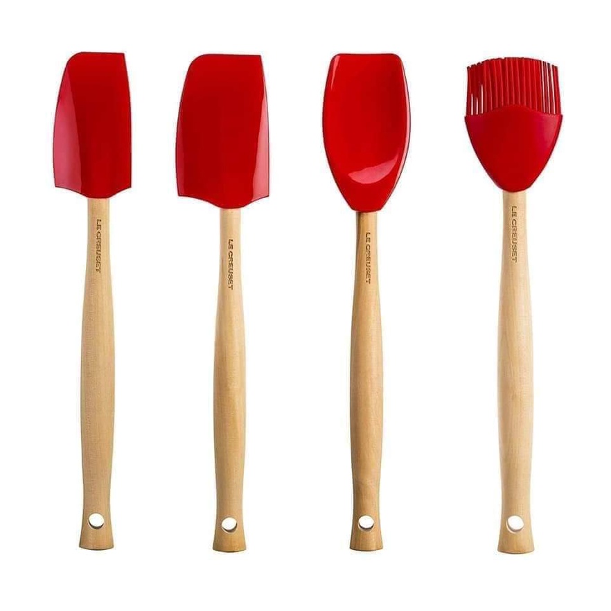 🇩🇪SET DỤNG CỤ NẤU ĂN SILICON KÈM HŨ ĐỰNG LE CREUSET