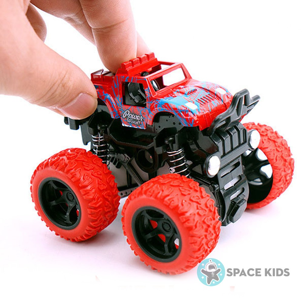 Đồ chơi cho bé Xe ô tô địa hình quán tính loại bánh to chạy đà Buggy, xe trớn địa hình Space Kids toys