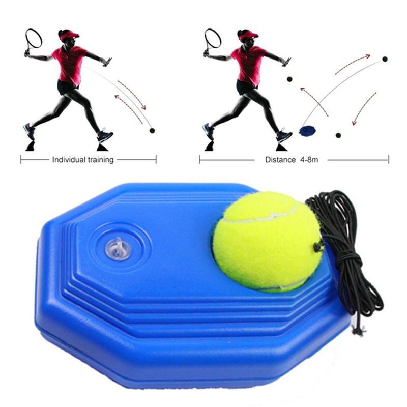 Bộ Dụng Cụ Tập Tennis Có Đế Plus Dây Thừng