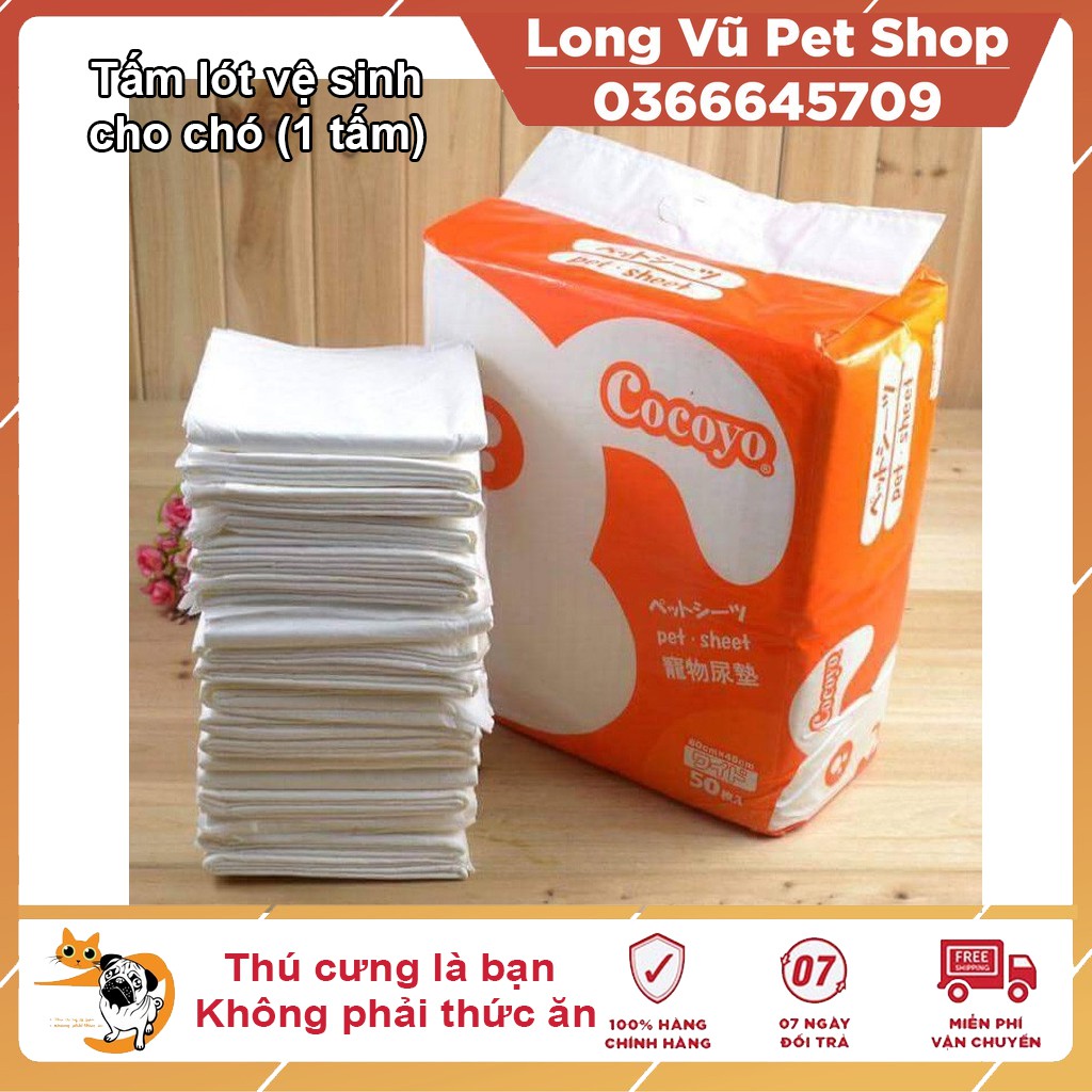 Tấm Lót Vệ Sinh Cocoyo Cho Chó Mèo (Bán lẻ 1 miếng)