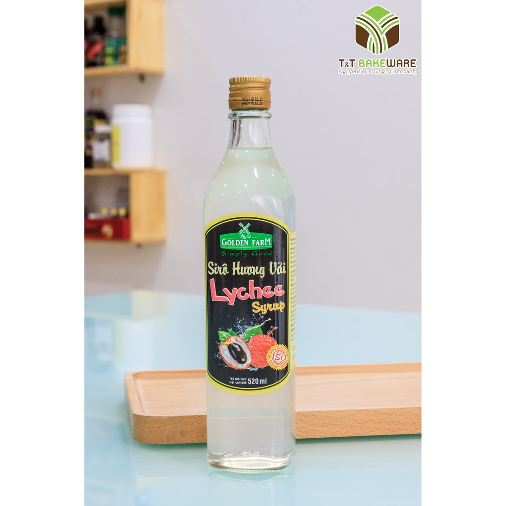 Siro hương vải Golden Farm 520ml (HLSIRO19)