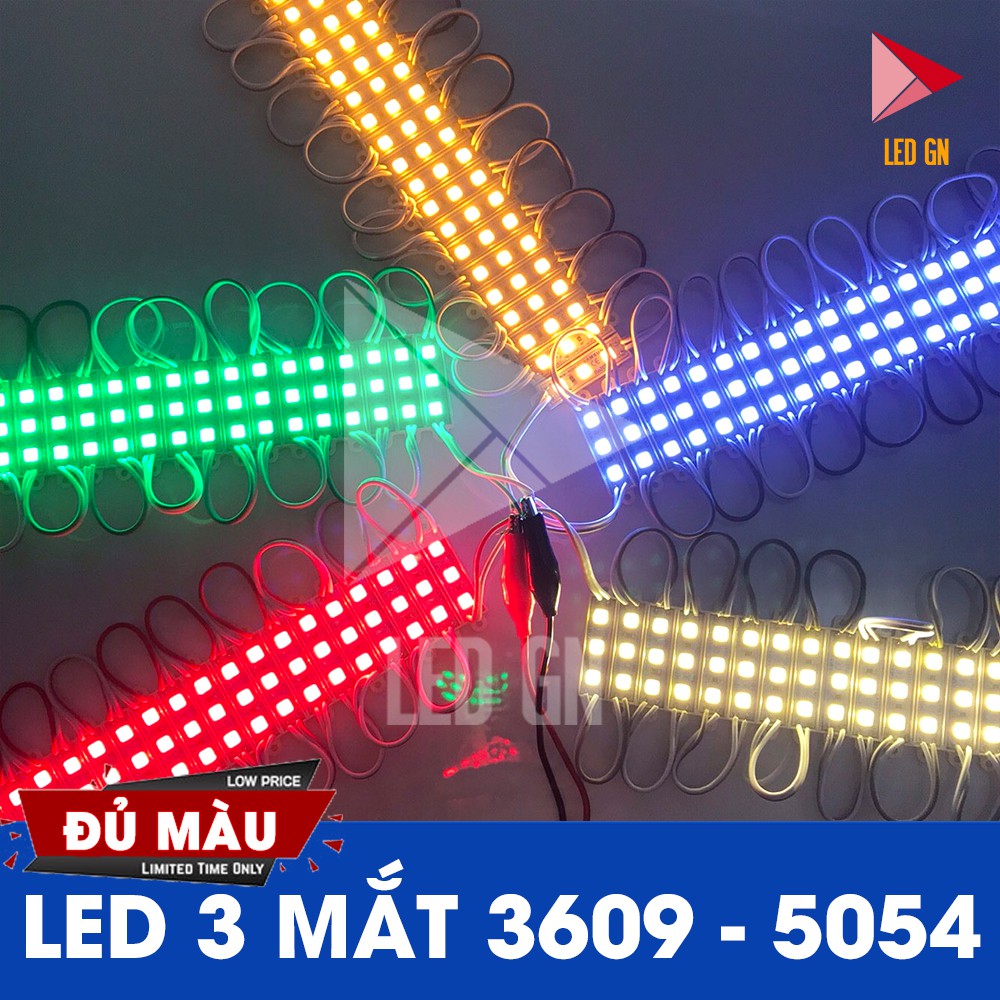 LED Hắt 3 Bóng 3609 - Chip LED 5054 [ VỈ 20 thanh ] 5.0