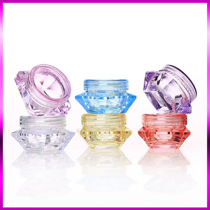 Hũ Kim Cương Chiết Kem, Dưỡng, Mỹ Phẩm 3g-5g (Màu ngẫu nhiên) - DCPX Eve