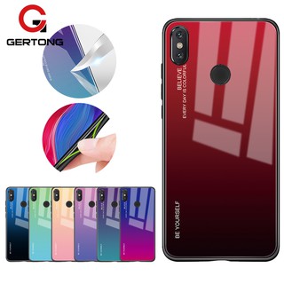 Ốp lưng kính cường lực cho Xiaomi Redmi Note 6 Pro Mi8 5X 6X Lite