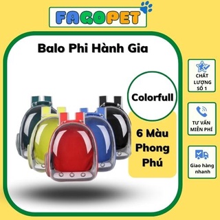 Balo phi hành gia trong suốt Chó Mèo