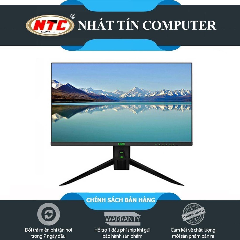 Màn hình máy tính HKC M25G6F2 24.5&quot; 240Hz Wide LED viền siêu mỏng - kết nối HDMI/DP (Đen)