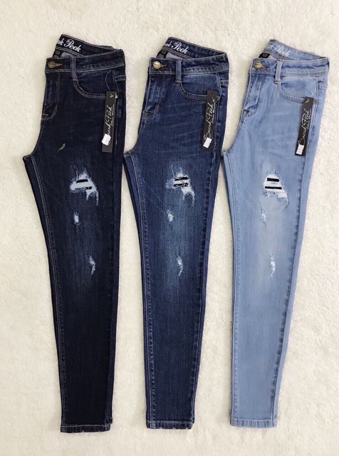 Quần jeans rách 9 tấc
