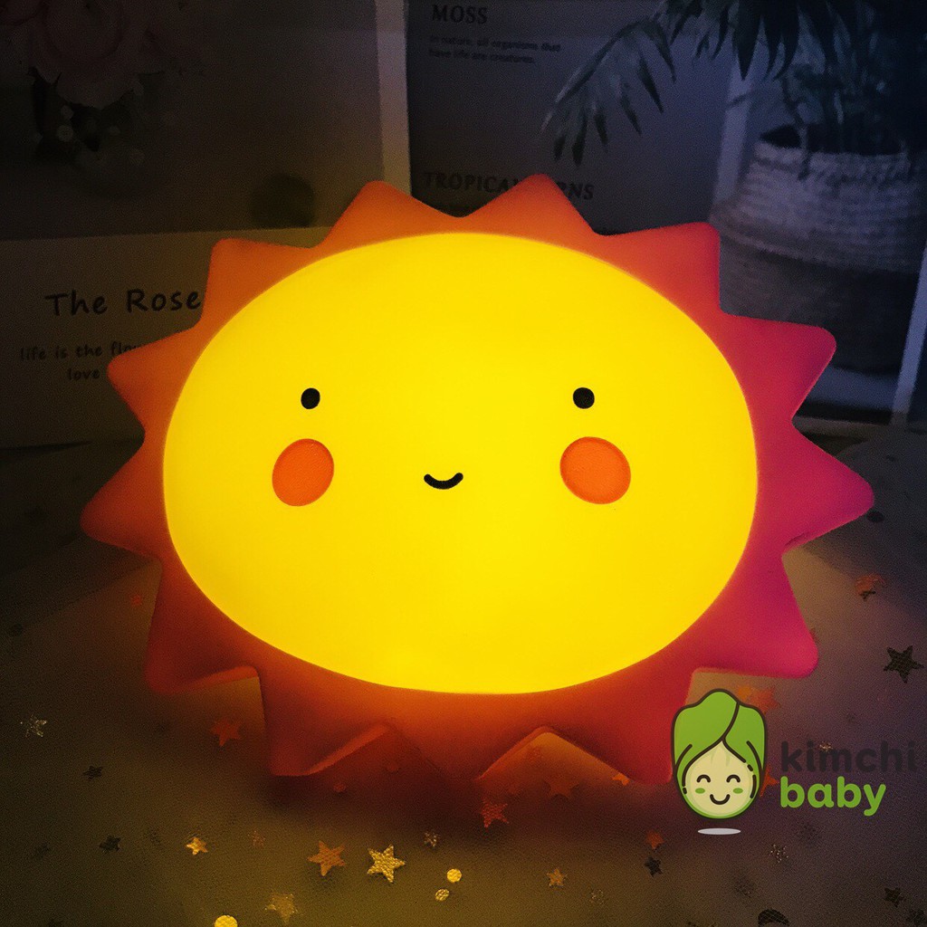 Đèn Ngủ Led Silicon Cao Su Siêu Dễ Thương Cho Bé Yêu CAROBY  DN01
