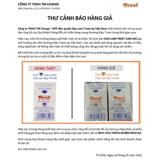 Hộp lẻ dao lam Treet cam (Hộp 10 lưỡi)