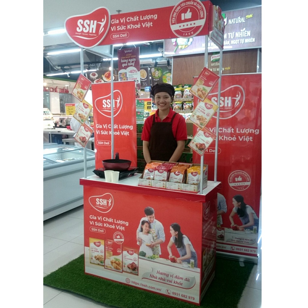 Gia vị nêm sẵn gà rang muối SSH Deli 50g - Hàng chính hãng