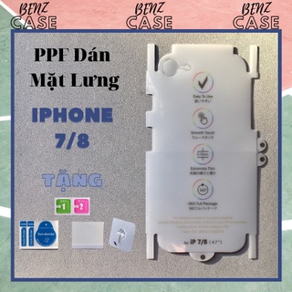 [APPLE IPHONE 7/8 4.7"]_Miếng dán PPF full mặt lưng tự phục hồi vết xước, chống rơi vỡ, hiệu ứng ánh cầu vồng.