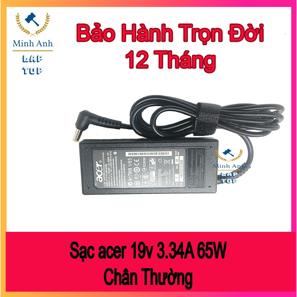 Sạc acer 19v 3.34A 65W | Hàng Mới