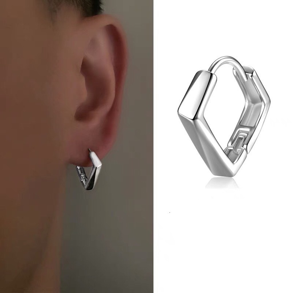 Bông tai, Khuyên tai nam nữ thiết kế hình học xu hướng thời trang 2022, Độc đáo, Cá tính, Unisex, 1 chiếc