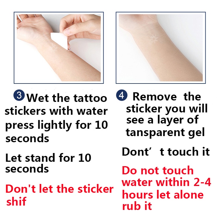 Bộ 32 Hình Xăm Dán Họa Tiết Nhỏ Chống Nước Lâu Trôi 2 Tuần