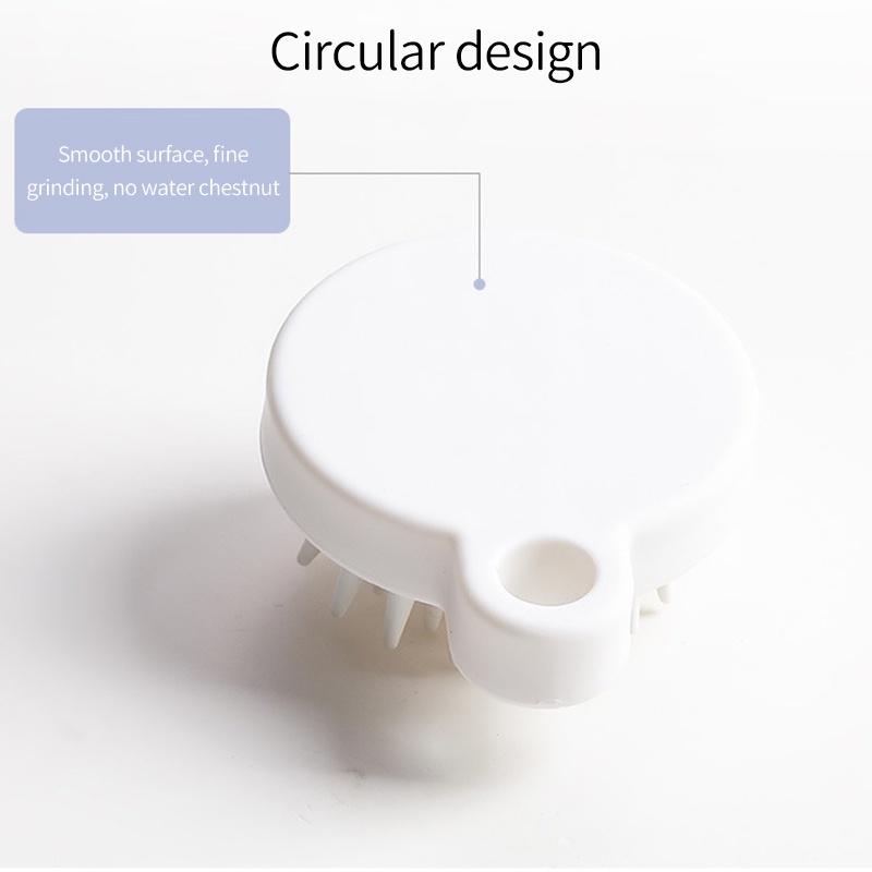 Lược gội đầu bằng silicon mềm mát xa da đầu giảm rụng tóc, kích thích mọc tóc